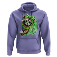 Funny Raccoon St Patricks Day Hoodie Irish Party Animal Gift