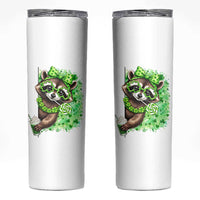 Funny Raccoon St Patricks Day Skinny Tumbler Irish Party Animal Gift