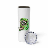 Funny Raccoon St Patricks Day Skinny Tumbler Irish Party Animal Gift