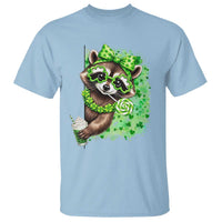 Funny Raccoon St Patricks Day T Shirt Irish Party Animal Gift