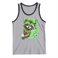Funny Raccoon St Patricks Day Tank Top Irish Party Animal Gift