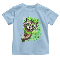 Funny Raccoon St Patricks Day Toddler T Shirt Irish Party Animal Gift