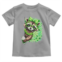 Funny Raccoon St Patricks Day Toddler T Shirt Irish Party Animal Gift