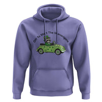 Off To Start The Shenanigans Hoodie Funny Irish Raccoon