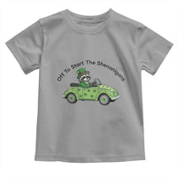 Off To Start The Shenanigans Toddler T Shirt Funny Irish Raccoon
