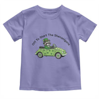 Off To Start The Shenanigans Toddler T Shirt Funny Irish Raccoon