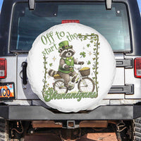 Funny Irish Raccoon Driver Spare Tire Cover Off To Start The Shenanigans