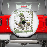 Funny Irish Raccoon Driver Spare Tire Cover Off To Start The Shenanigans