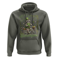 Funny Irish Raccoon Driver Hoodie Off To Start The Shenanigans