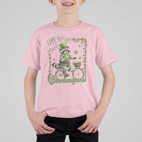 Funny Irish Raccoon Driver T Shirt For Kid Off To Start The Shenanigans