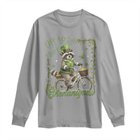 Funny Irish Raccoon Driver Long Sleeve Shirt Off To Start The Shenanigans