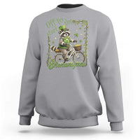 Funny Irish Raccoon Driver Sweatshirt Off To Start The Shenanigans