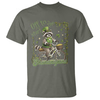Funny Irish Raccoon Driver T Shirt Off To Start The Shenanigans