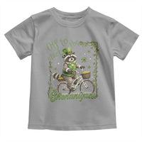 Funny Irish Raccoon Driver Toddler T Shirt Off To Start The Shenanigans