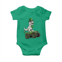 Funny St Patricks Day Dinosaur Truck Baby Onesie Lucky Dino Gift