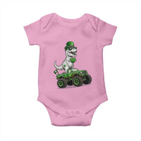 Funny St Patricks Day Dinosaur Truck Baby Onesie Lucky Dino Gift
