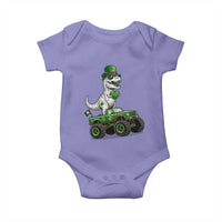 Funny St Patricks Day Dinosaur Truck Baby Onesie Lucky Dino Gift