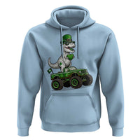 Funny St Patricks Day Dinosaur Truck Hoodie Lucky Dino Gift