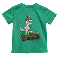 Funny St Patricks Day Dinosaur Truck Toddler T Shirt Lucky Dino Gift