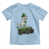 Funny St Patricks Day Dinosaur Truck Toddler T Shirt Lucky Dino Gift