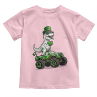 Funny St Patricks Day Dinosaur Truck Toddler T Shirt Lucky Dino Gift