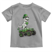 Funny St Patricks Day Dinosaur Truck Toddler T Shirt Lucky Dino Gift
