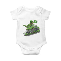 Funny St Patricks Day Dinosaur Truck Baby Onesie Irish Holiday Gift