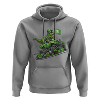 Funny St Patricks Day Dinosaur Truck Hoodie Irish Holiday Gift
