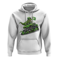 Funny St Patricks Day Dinosaur Truck Hoodie Irish Holiday Gift