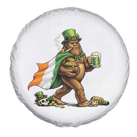Funny St Patricks Day Bigfoot Spare Tire Cover Mythical Party Gift