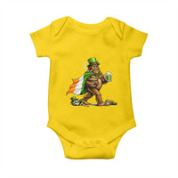 Funny St Patricks Day Bigfoot Baby Onesie Mythical Party Gift