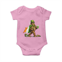Funny St Patricks Day Bigfoot Baby Onesie Mythical Party Gift
