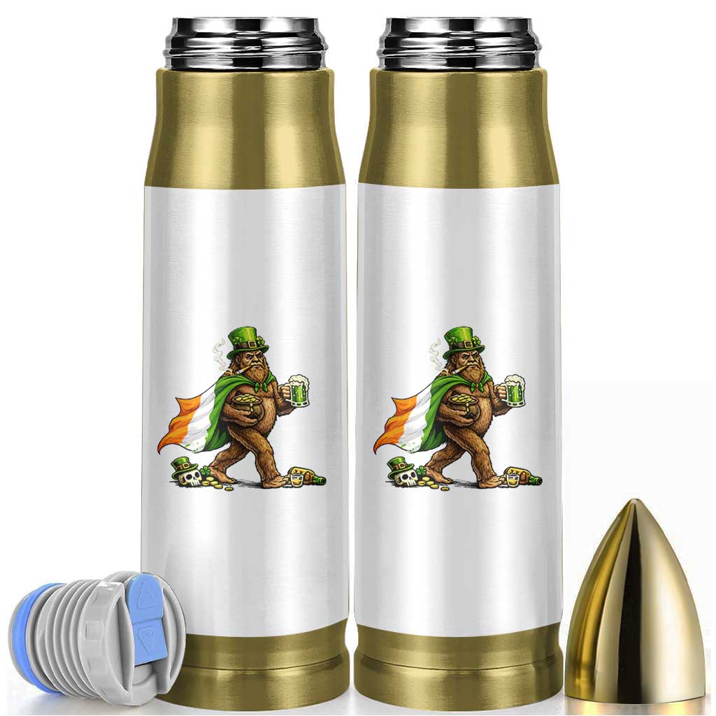 Funny St Patricks Day Bigfoot Bullet Tumbler Mythical Party Gift