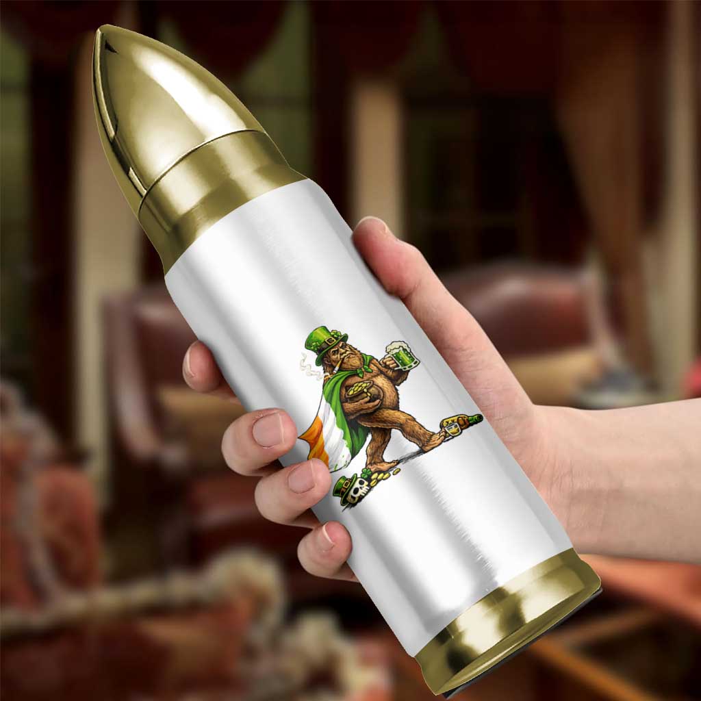 Funny St Patricks Day Bigfoot Bullet Tumbler Mythical Party Gift