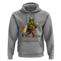 Funny St Patricks Day Bigfoot Hoodie Mythical Party Gift