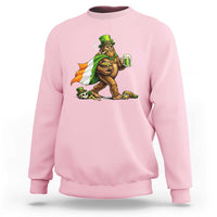 Funny St Patricks Day Bigfoot Sweatshirt Mythical Party Gift