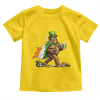Funny St Patricks Day Bigfoot Toddler T Shirt Mythical Party Gift