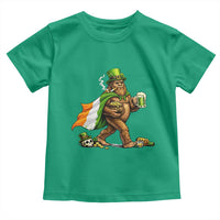 Funny St Patricks Day Bigfoot Toddler T Shirt Mythical Party Gift