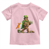 Funny St Patricks Day Bigfoot Toddler T Shirt Mythical Party Gift