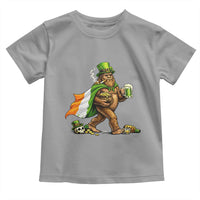 Funny St Patricks Day Bigfoot Toddler T Shirt Mythical Party Gift