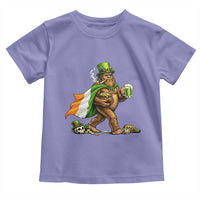 Funny St Patricks Day Bigfoot Toddler T Shirt Mythical Party Gift