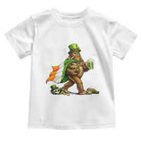 Funny St Patricks Day Bigfoot Toddler T Shirt Mythical Party Gift