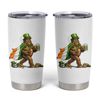 Funny St Patricks Day Bigfoot Tumbler Cup Mythical Party Gift