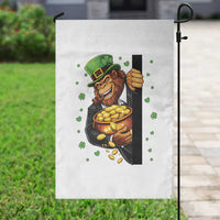Funny St Patricks Day Bigfoot Garden Flag Irish Revelry Gift