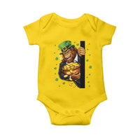 Funny St Patricks Day Bigfoot Baby Onesie Irish Revelry Gift