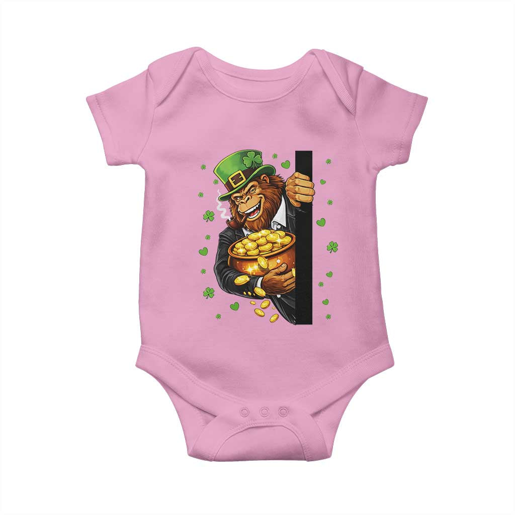 Funny St Patricks Day Bigfoot Baby Onesie Irish Revelry Gift