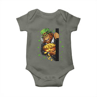 Funny St Patricks Day Bigfoot Baby Onesie Irish Revelry Gift