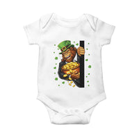 Funny St Patricks Day Bigfoot Baby Onesie Irish Revelry Gift