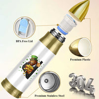 Funny St Patricks Day Bigfoot Bullet Tumbler Irish Revelry Gift