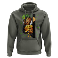 Funny St Patricks Day Bigfoot Hoodie Irish Revelry Gift